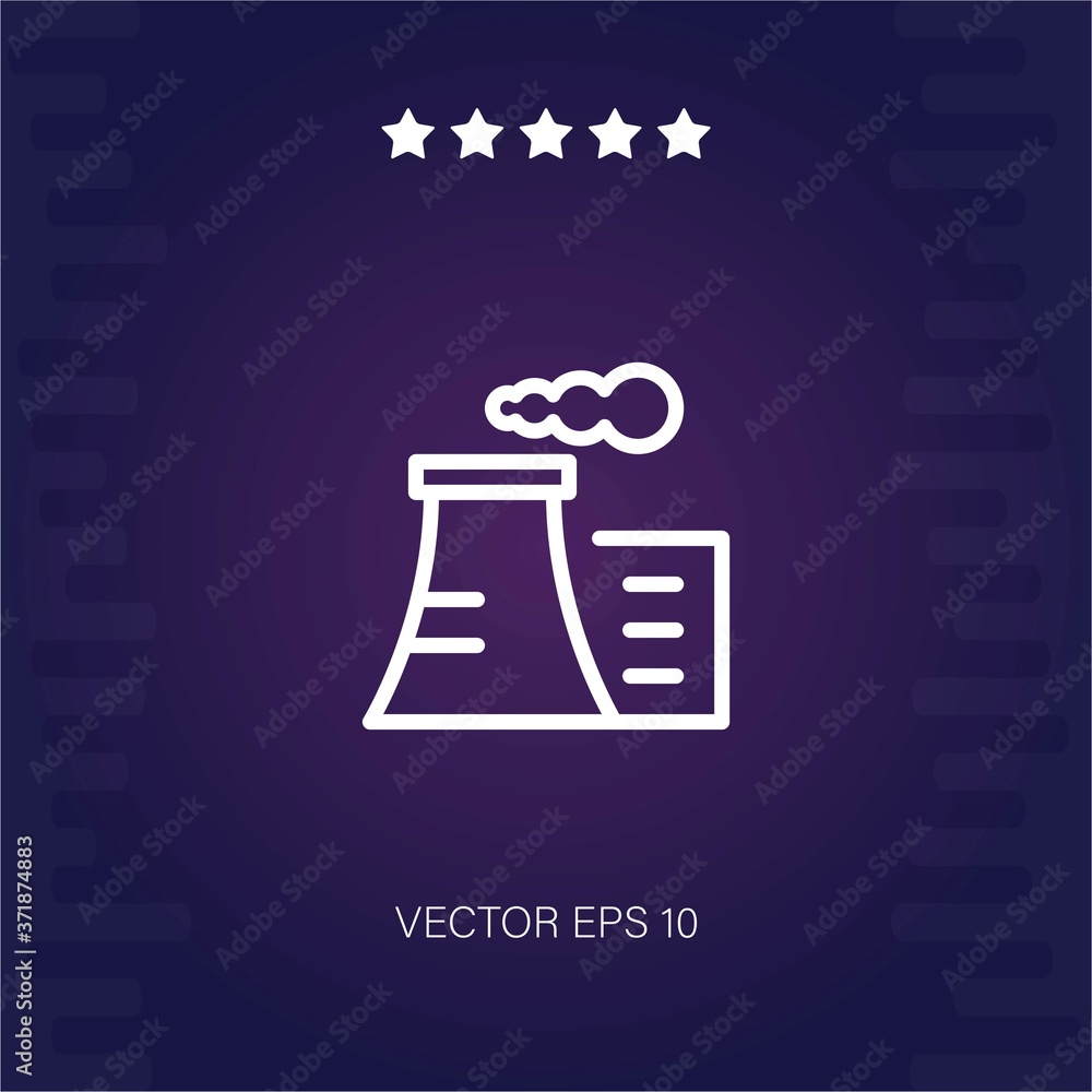 chimney vector icon modern illustration chimney vector icon modern illustration