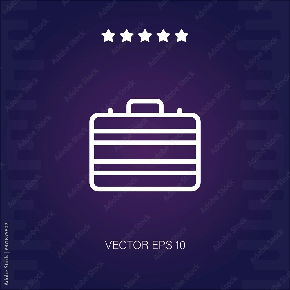 suitcase vector icon modern illustration suitcase vector icon modern illustration