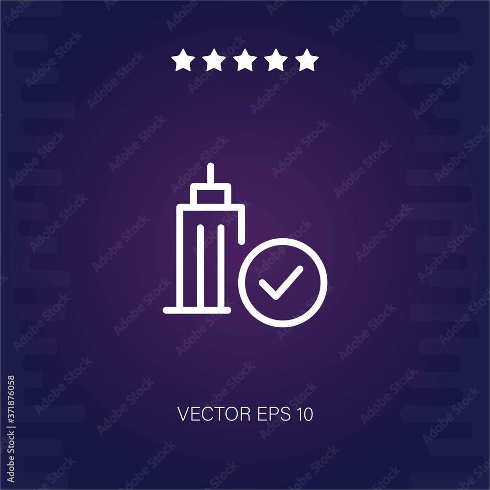 verify vector icon modern illustration verify vector icon modern illustration