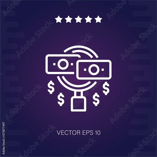 search vector icon modern illustration