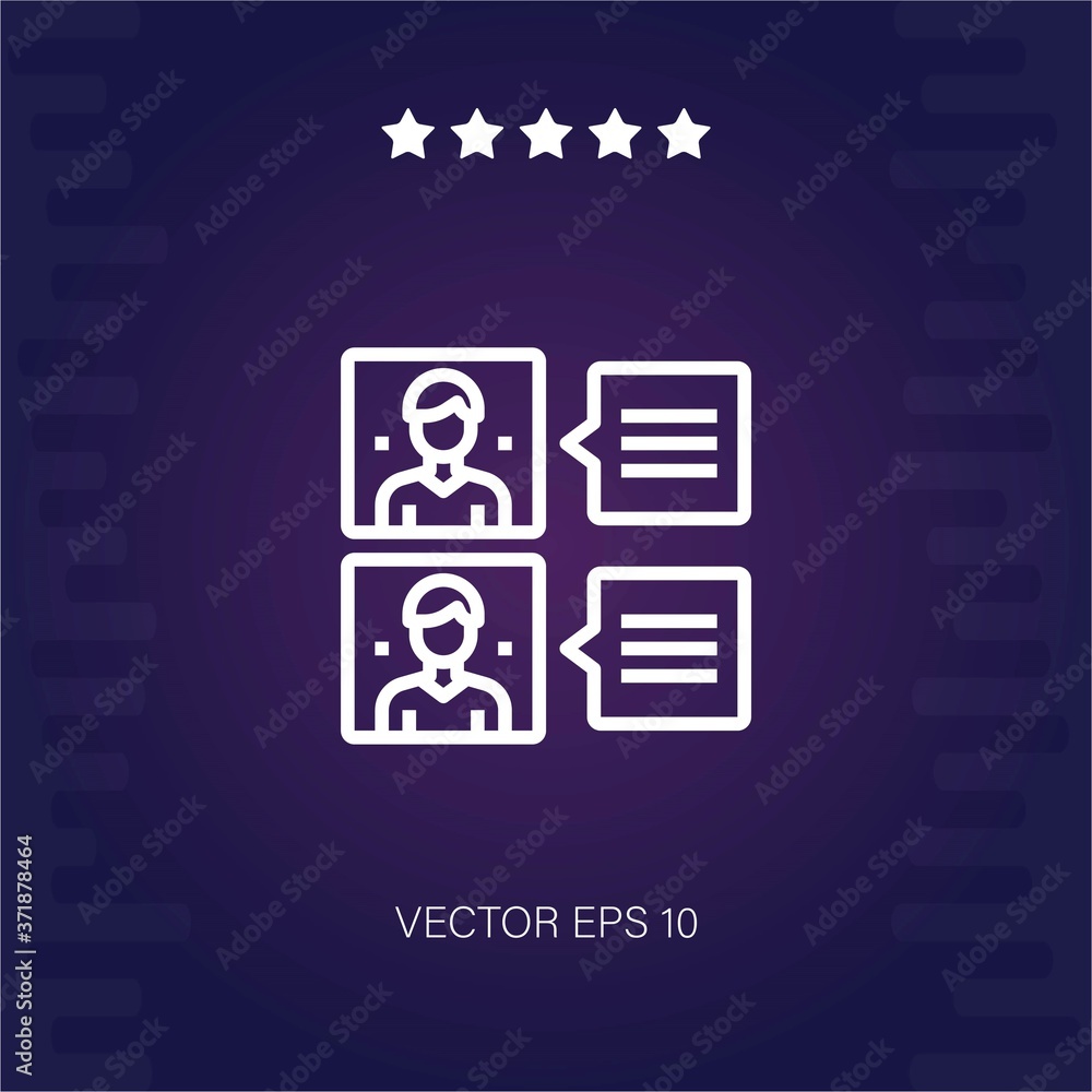 users vector icon modern illustration users vector icon modern illustration