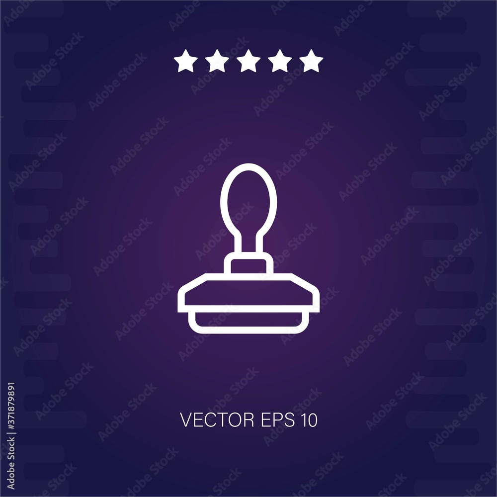 stamp vector icon modern illustration stamp vector icon modern illustration
