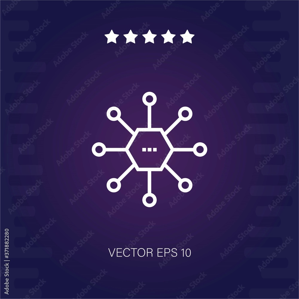 organization vector icon modern illustration organization vector icon modern illustration