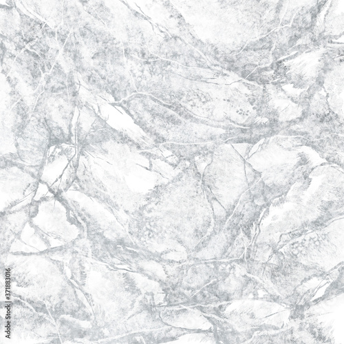 abstract background, digital marbling illustration, white marble with grey veins, fake painted artificial stone texture, marbled surface