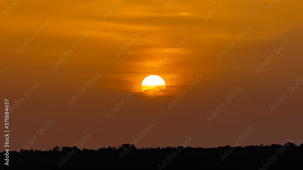 African Dust Sunset