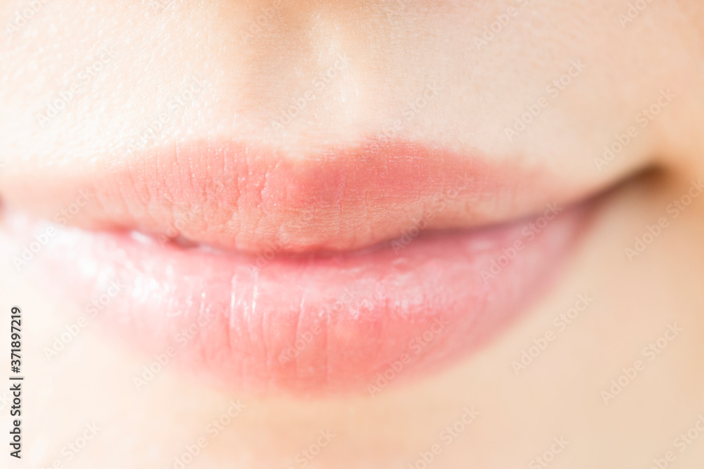 Obraz premium 女性の口元