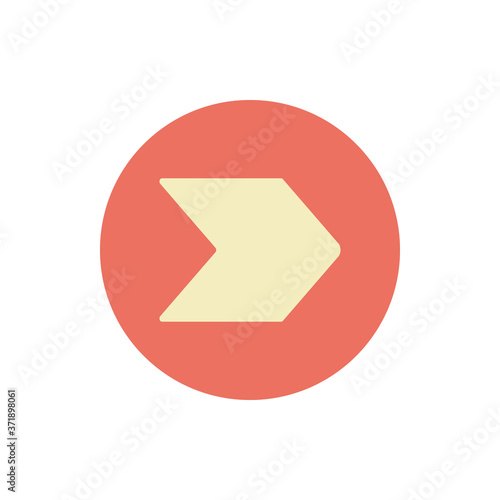 Free Download Arrow right icon. Simple color vector elements of pointer icons for ui and ux, website or mobile application - GFXLoad