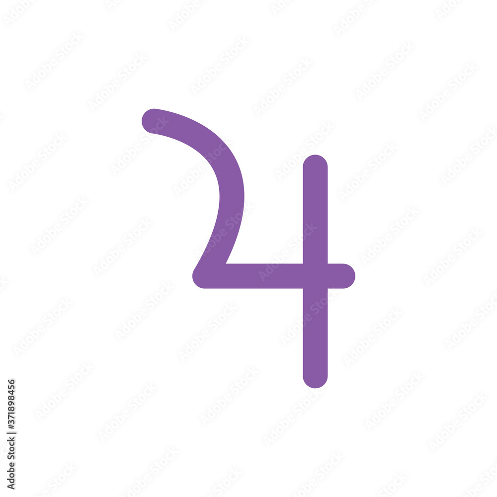 Obraz premium Symbol Jupiter icon. Simple color vector elements of esoteric icons for ui and ux, website or mobile application