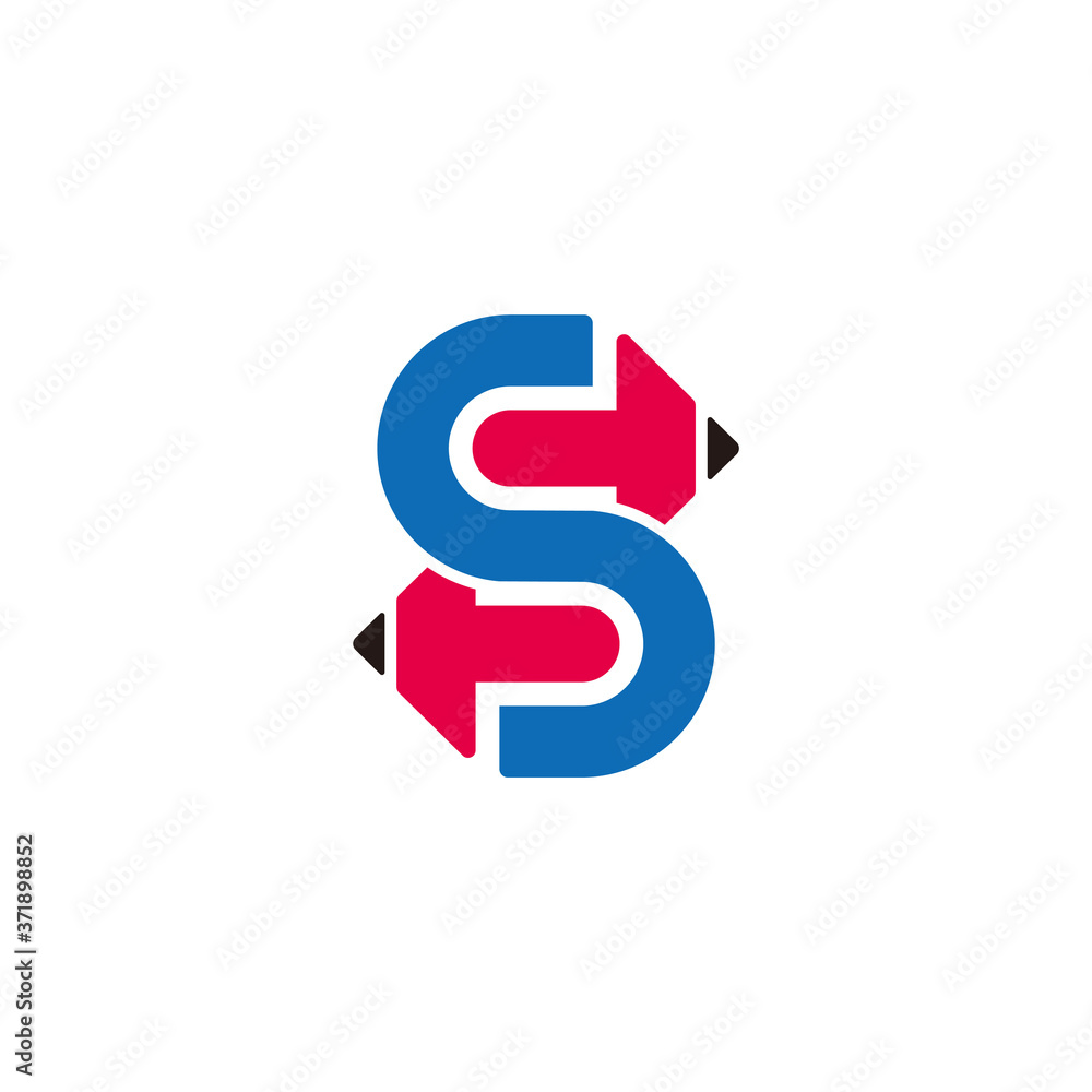 letter s two pencils education symbol logo vector geometric design letter s two pencils education symbol logo vector geometric design