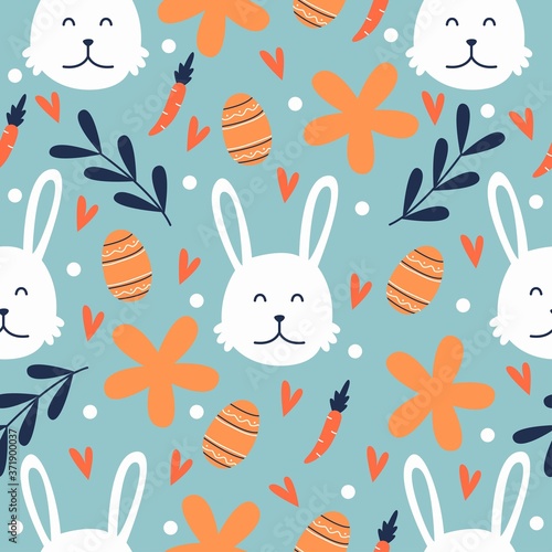 rabbit drawing pattern design illustration