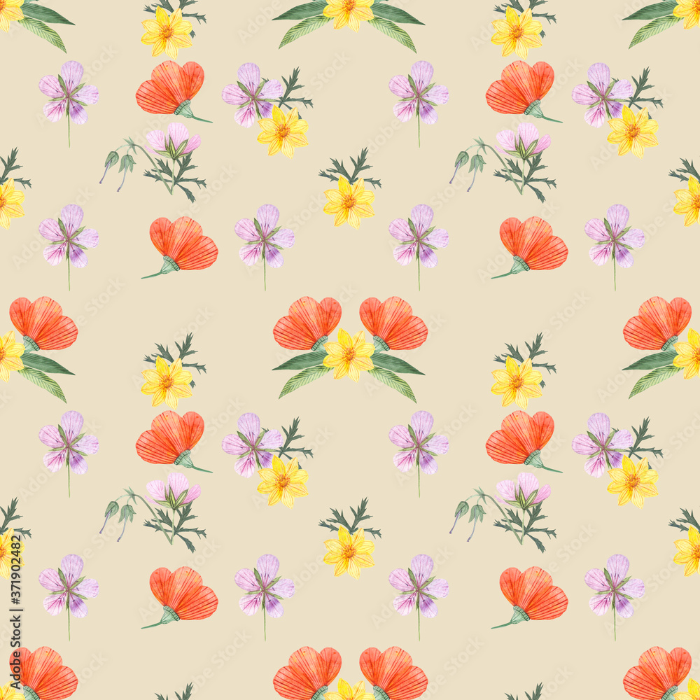 seamless pattern with autumn leaves seamless pattern with autumn leaves