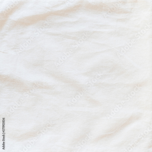 Schilderij op canvas white fabric texture