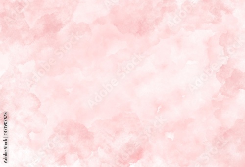 Watercolor background illustration It has a cloud-like texture or mist  red and white.