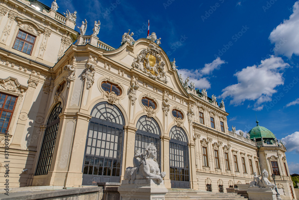Upper Belvedere, a Baroque palace in Vienna, Austria
