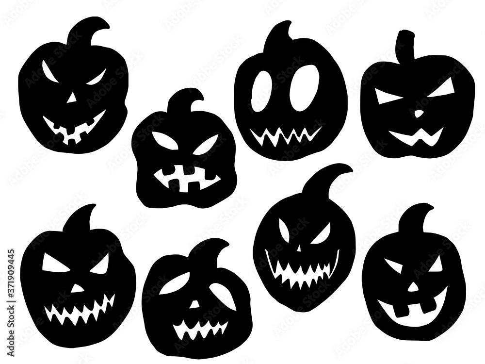 Obraz premium Pumpkin Halloween. You can use this file to print on greeting card, frame, mugs, shopping bags, wall art, telephone boxes, wedding invitation, stickers, decorations, and t-shirts helloween.