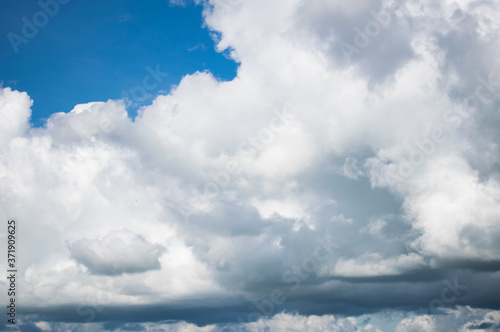 skyscape of clouds on the sky in the rainday 