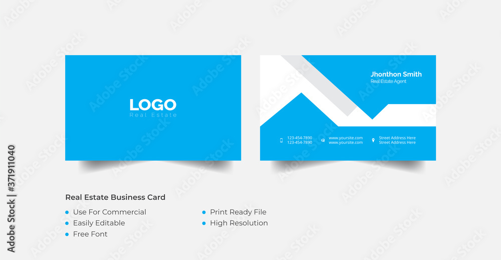Fototapeta premium business card templates double-sided corporate. clean business cards with simple, modern, creative minimal horizontal and vertical layouts stylish unique custom business card designs.