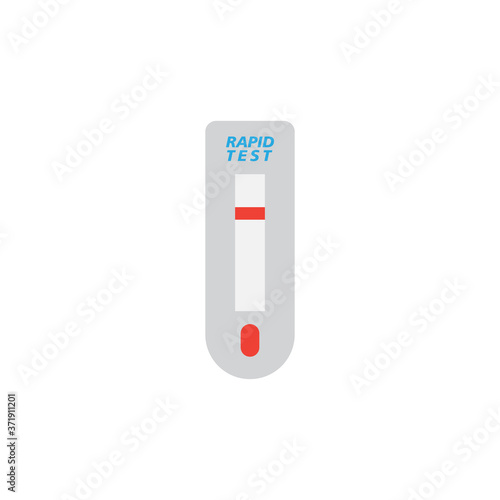 Rapid test device icon design template vector