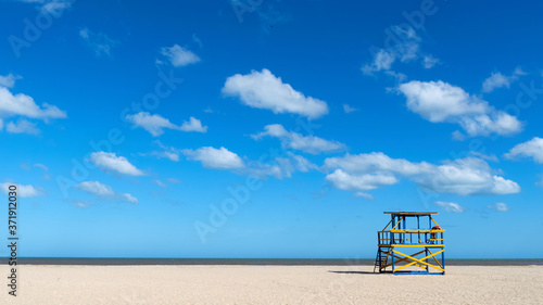 beach chair on the beach © Daniel