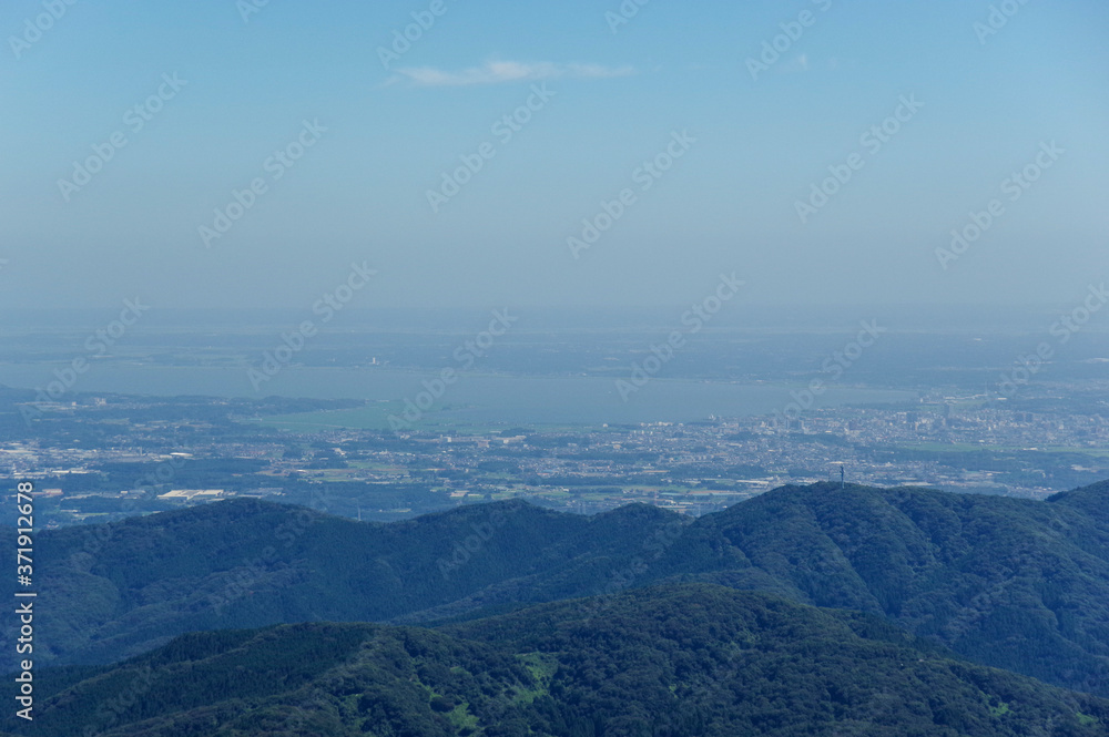 筑波山から見る霞ヶ浦