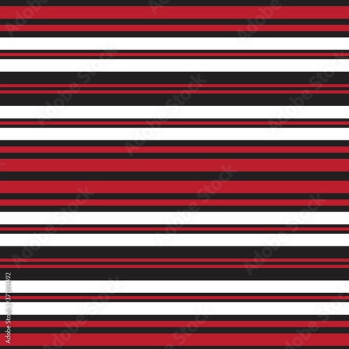 Red Stripe seamless pattern background in horizontal style