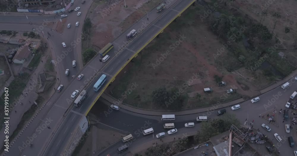 Aerial Video of the Globe Cinema Roundabout in Nairobi, Kenya Aerial Video of the Globe Cinema Roundabout in Nairobi, Kenya
