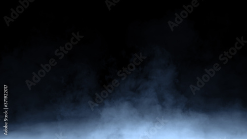 Fog and mist effect on isolated background. Smoke chemistry  mystery texture overlays. Stock illuistration.