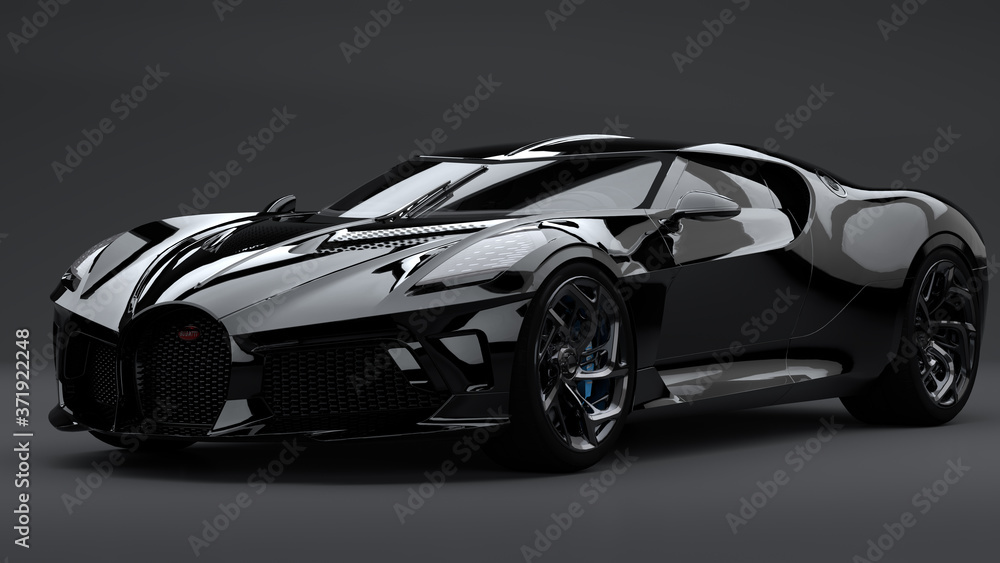 Bugatti La Voiture Noire, the most expensive car in the world. La