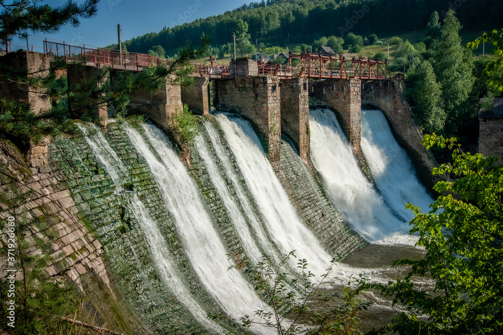 dam on the river dam on the river