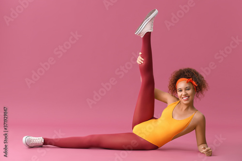 Smiling young african ameri...