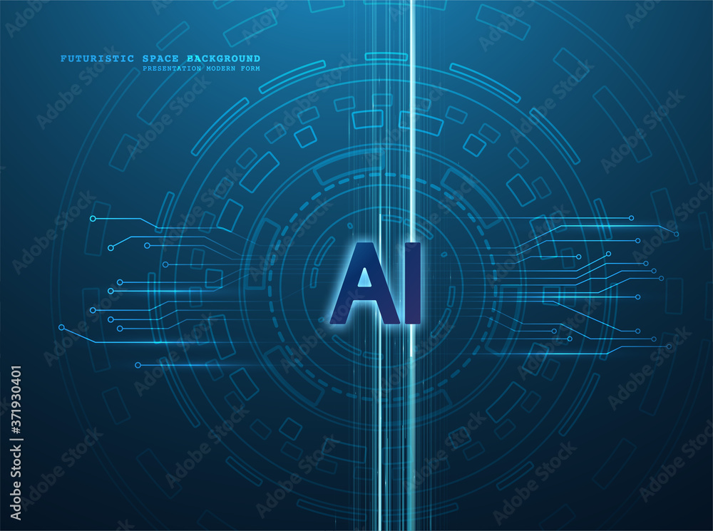 Obraz premium Artificial intelligence illustration