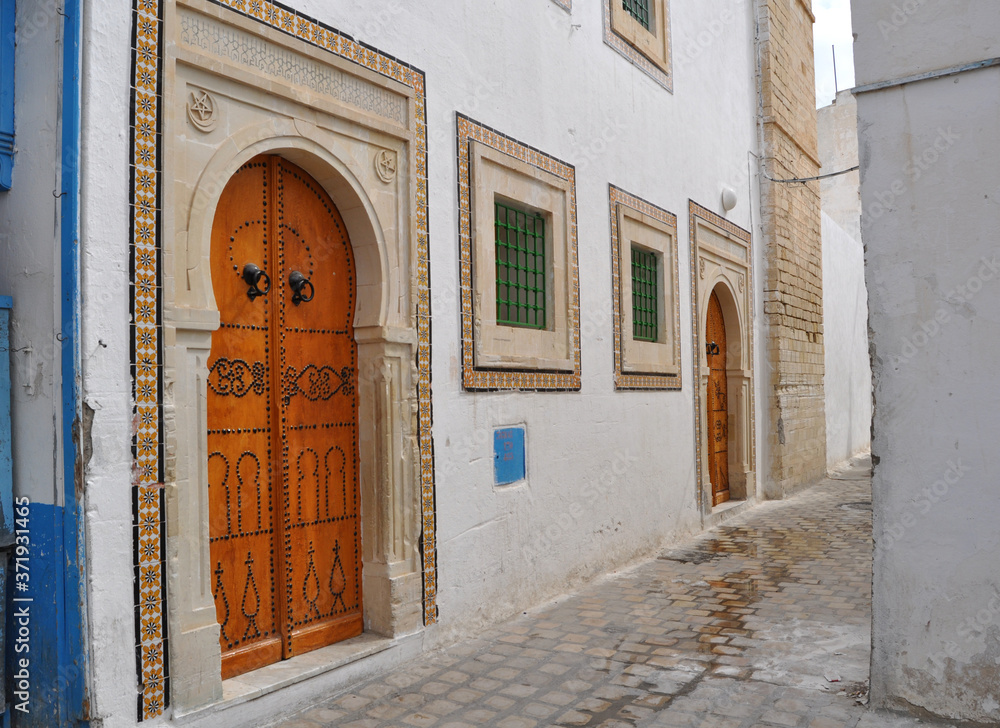 Tunisia. Streets of the old city.