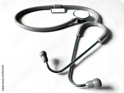 stethoscope isolated on white background.