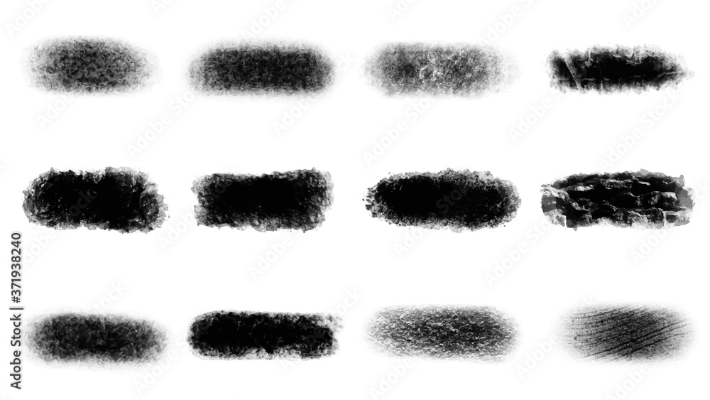 Big set of Black grunge stroke brush , banner, label, for your design, vector. Big set of Black grunge stroke brush , banner, label, for your design, vector.