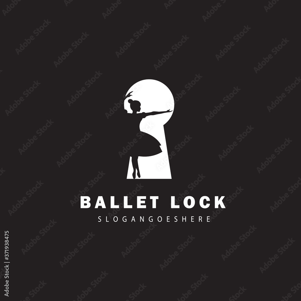 Ballet Logo Design Vector