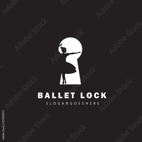 Ballet Logo Design Vector