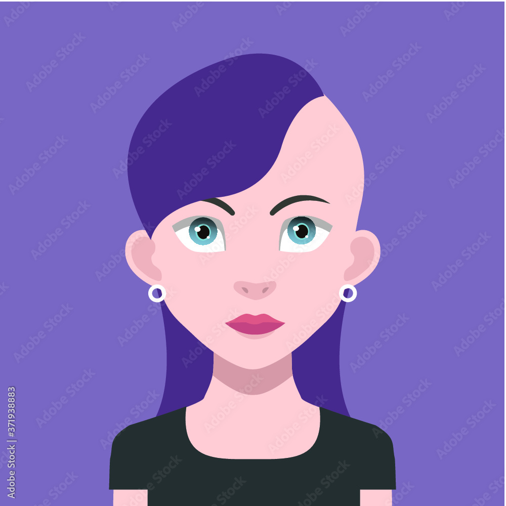 Flat avatar icon vector ( community sites, phone avatar, console avatar) Flat avatar icon vector ( community sites, phone avatar, console avatar)