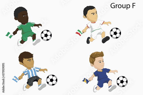 Cartoon soccer team © ImageHit