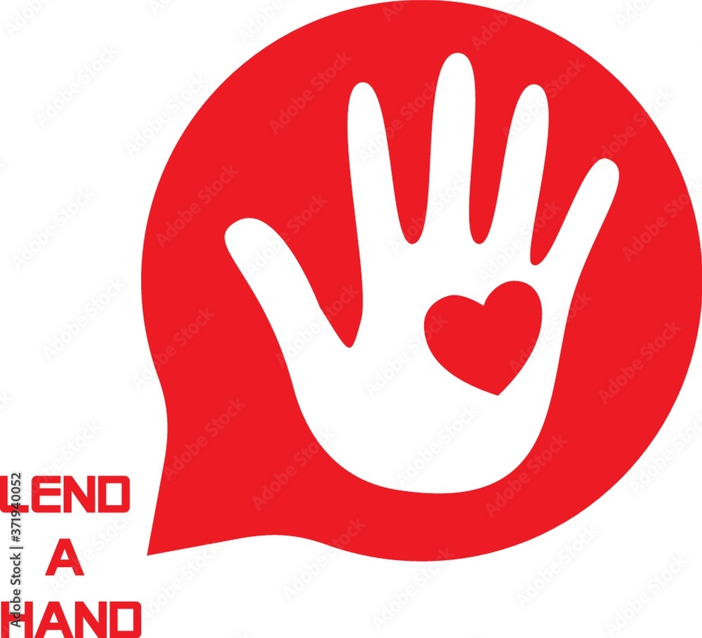 Lend a Hand Logo for Tsunami Relief Efforts Charity Drive 2011, Japan Lend a Hand Logo for Tsunami Relief Efforts Charity Drive 2011, Japan