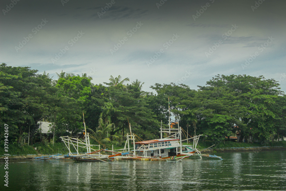 Fototapeta premium a boat