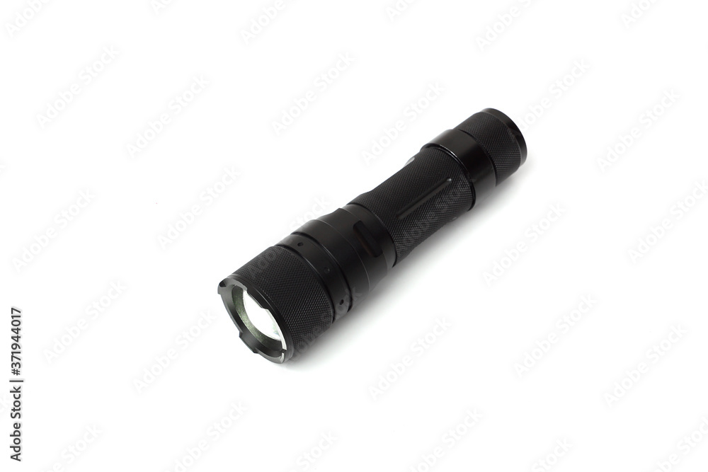 LED torch isolated / Flashlight for camping LED torch isolated / Flashlight for camping
