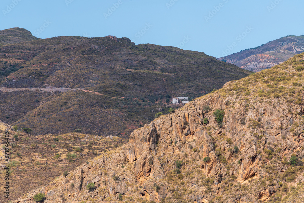 mountainous landscape in southern Spain mountainous landscape in southern Spain