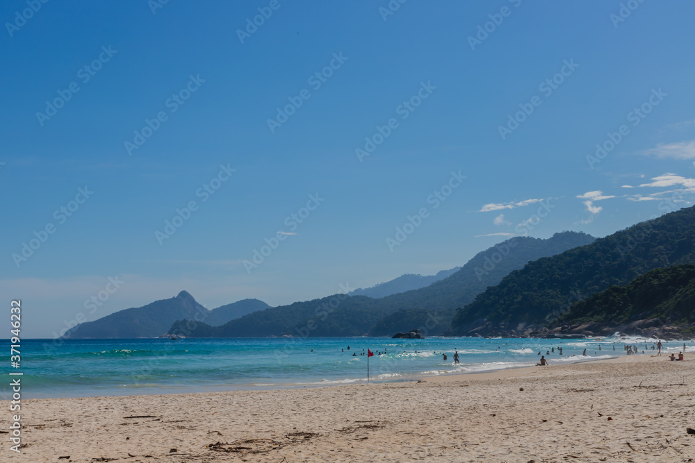 Lopes Mendes Beach in Ilha Grande, Brazil