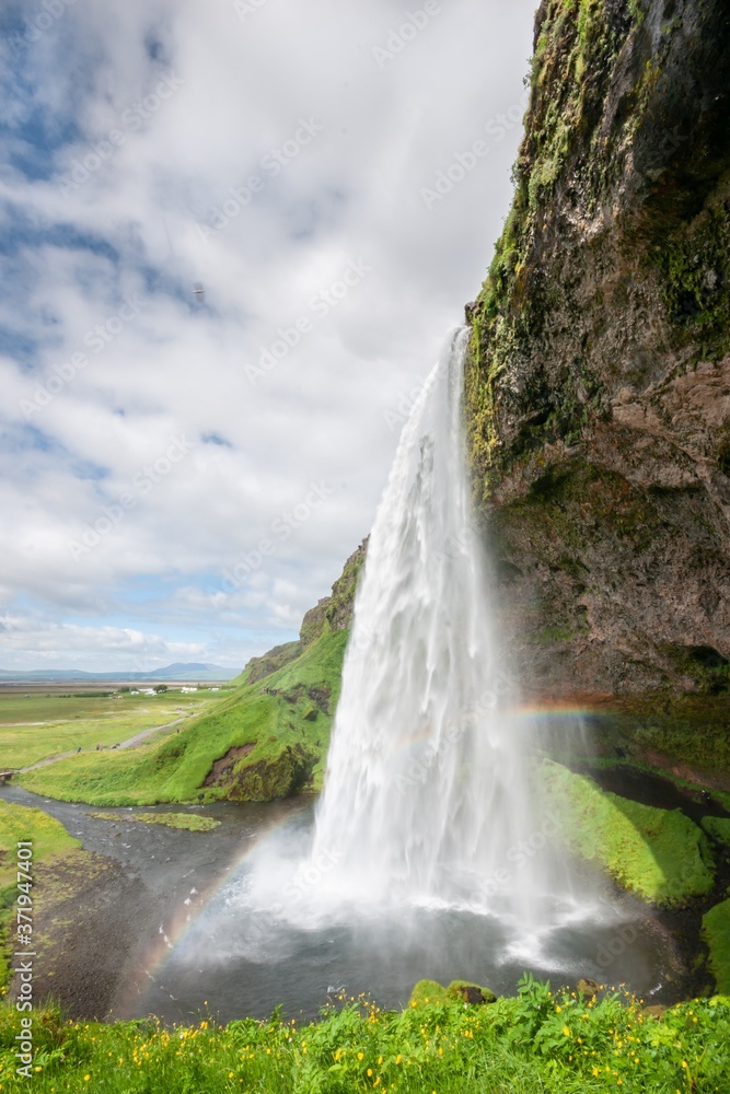 Seljalandsfoss Waterfall, Iceland South Coast Seljalandsfoss Waterfall, Iceland South Coast