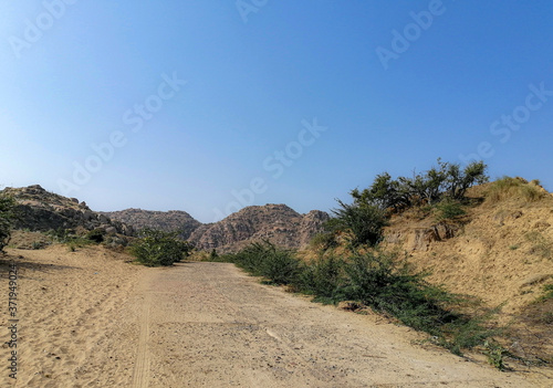 landscape of nagarparkar in Sindh Pakistan  photo