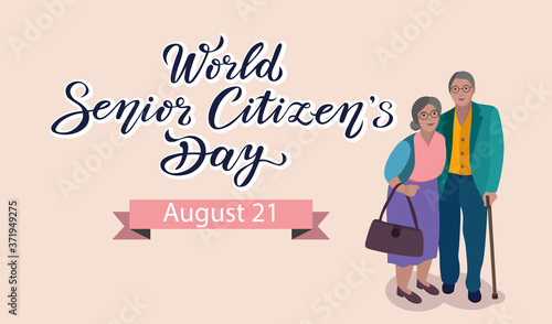 world senior citizens day poster