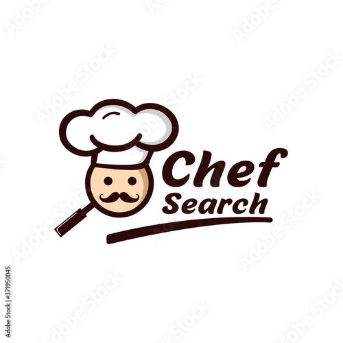 Search Chef Logo Design Vector