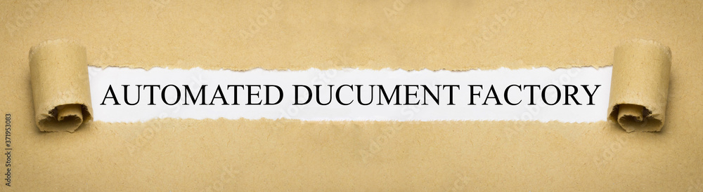 Automated Document Factory