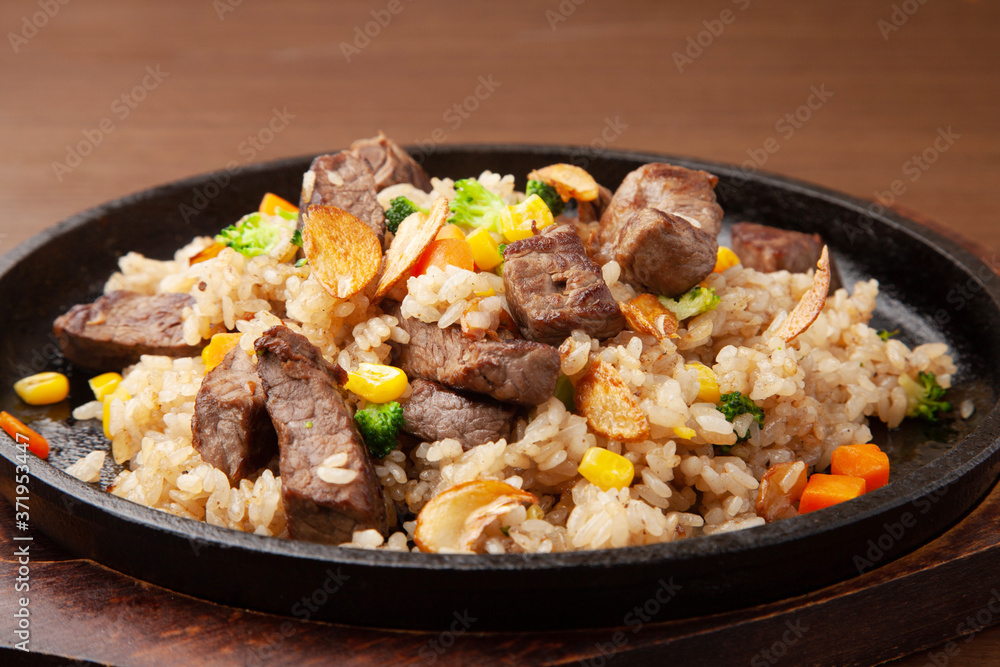 ステーキチャーハン