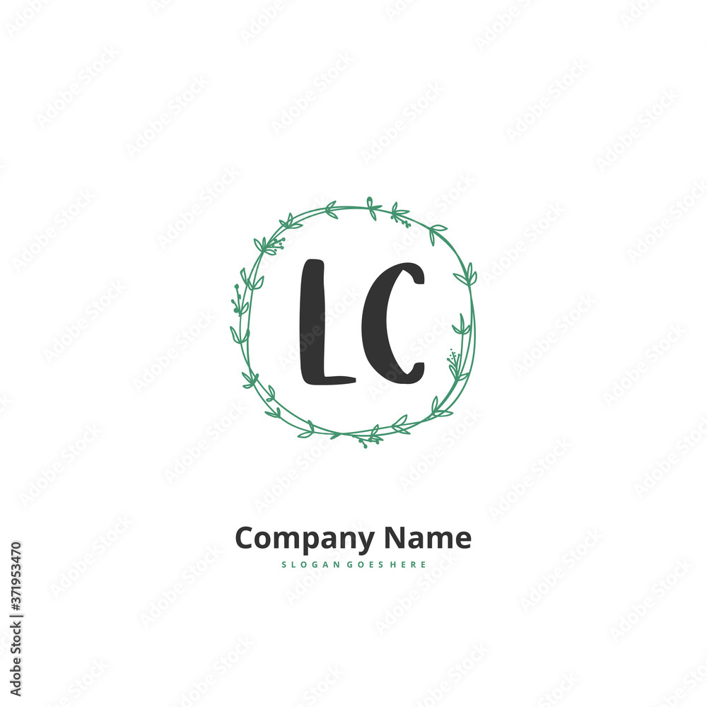 L C LC Initial handwriting and signature logo design with circle. Beautiful design handwritten logo for fashion, team, wedding, luxury logo. L C LC Initial handwriting and signature logo design with circle. Beautiful design handwritten logo for fashion, team, wedding, luxury logo.